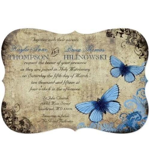 Vintage Butterfly Wedding Collection