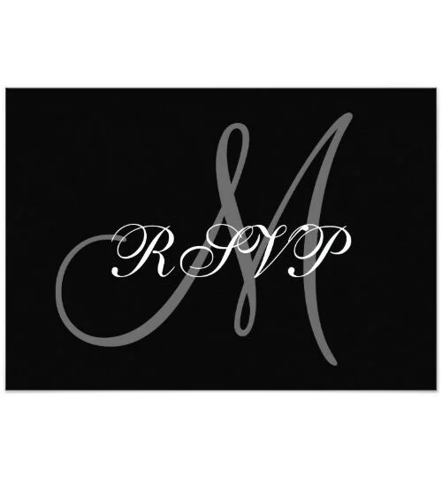 A Black Tie Affair Wedding Invitation Collection