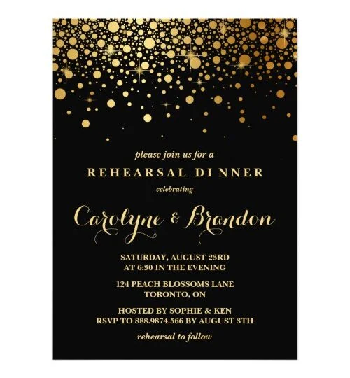 Faux Gold Foil Confetti Collection