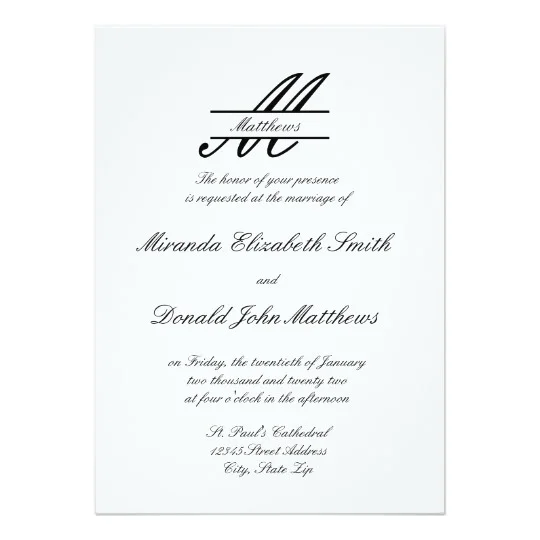 Wedding Invitation