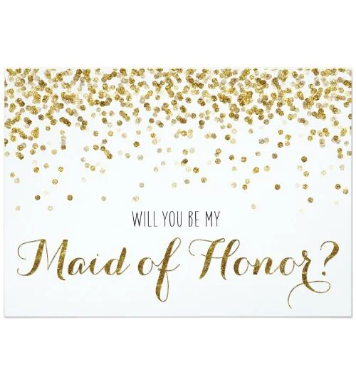 Gold Glitter Confetti Wedding