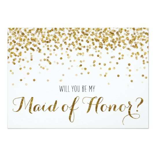 Gold Glitter Confetti Wedding