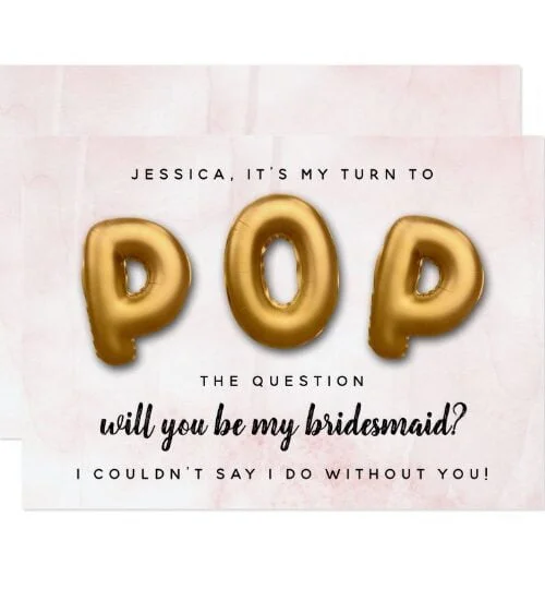 Will You Be My Bridesmaid?