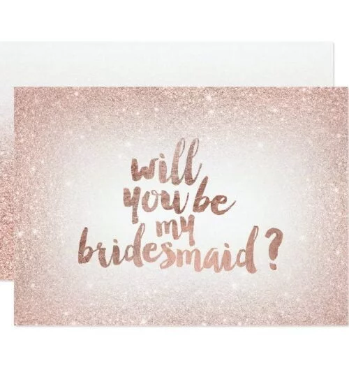 Will you be my Bridesmaid?