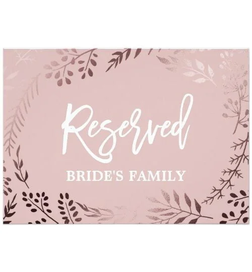 Elegant Rose Gold and Pink Wedding Collection