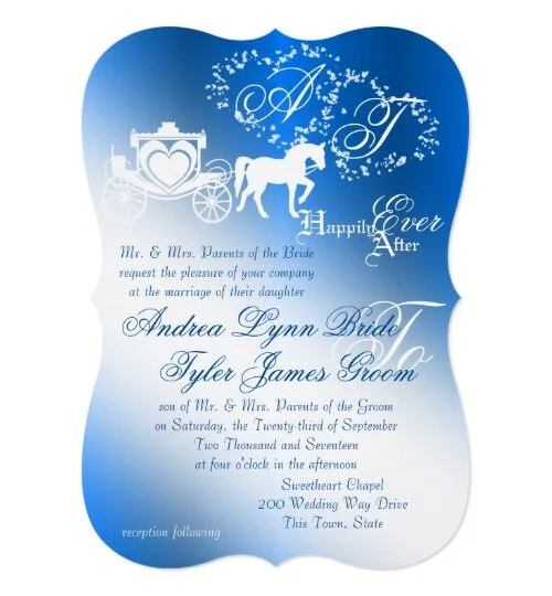 Royal Blue Fairy Tale Wedding