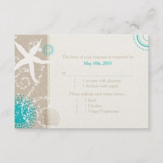 Ivory, Tan & Teal Beach Wedding Celebration