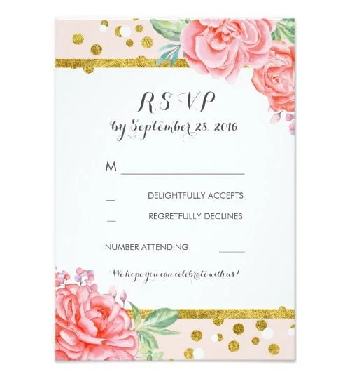 Floral Watercolor Stripes Collection