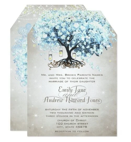Blue Aqua or Teal Wedding Collection
