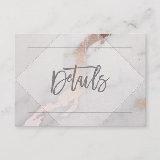 MARBLE AND METALLIC