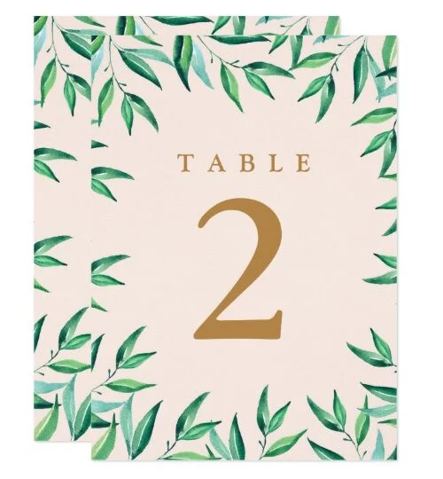 Modern Tropical Beach Wedding Invitation