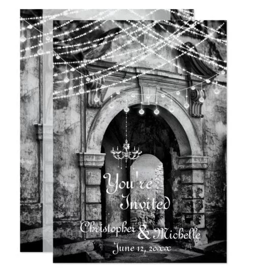 Romantic Lights Gothic Archway Wedding Collection