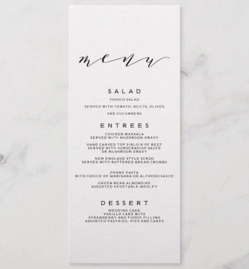 Simple Romance Calligraphy Wedding Collection