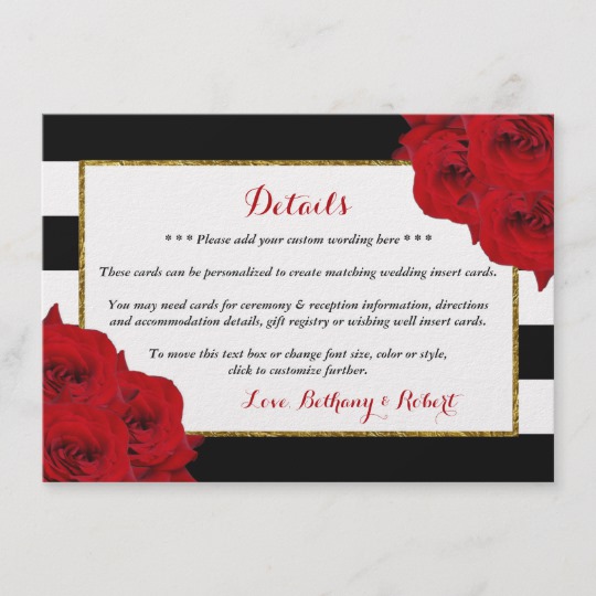 The Chic Modern Luxe Wedding Collection- Red Roses