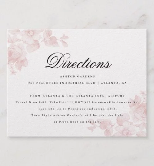 Vintage floral wedding