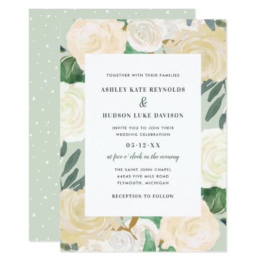 Wedding Collection | Neutral Watercolor Blooms