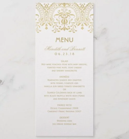 Wedding Collection | Vintage Glam in Gold