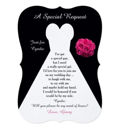 Bridesmaid Invitations