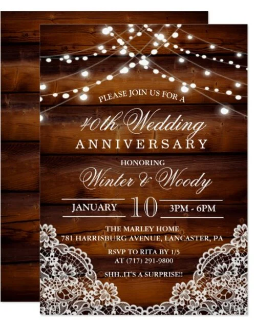 Anniversary Invitations