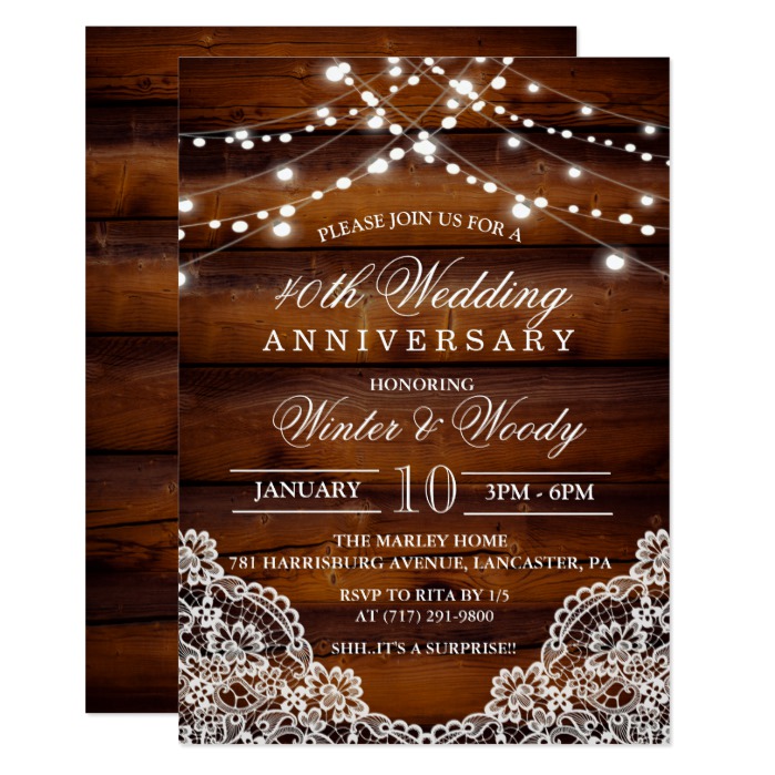 Anniversary Invitations - Honor and Obey Wedding Invitations