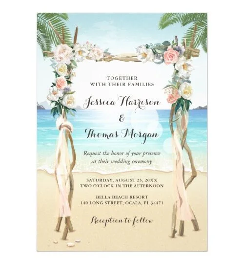 Wedding Arch with Flowers Decorations