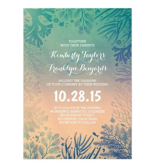 Underwater Beach Wedding Collection