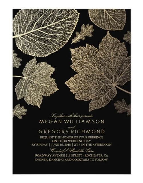 Fall Leaves Elegant Collection