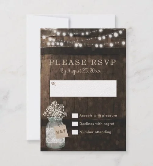 Wood & Lace Wedding Collection