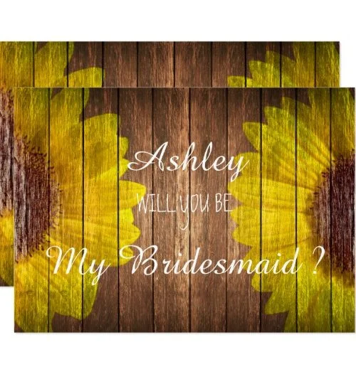 Will you be my Bridesmaid?