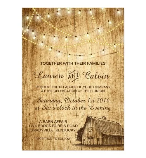 Barn Wedding in the Country