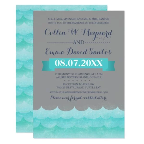 Gray At Sea Nautical Wedding Suite