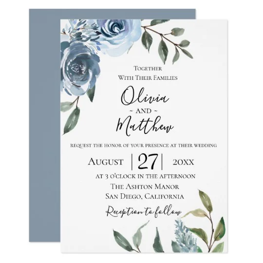 Dusty Blue Botanical