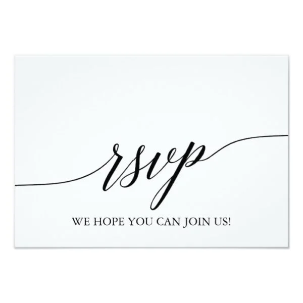 Elegant Calligraphy Wedding Invitation Collection