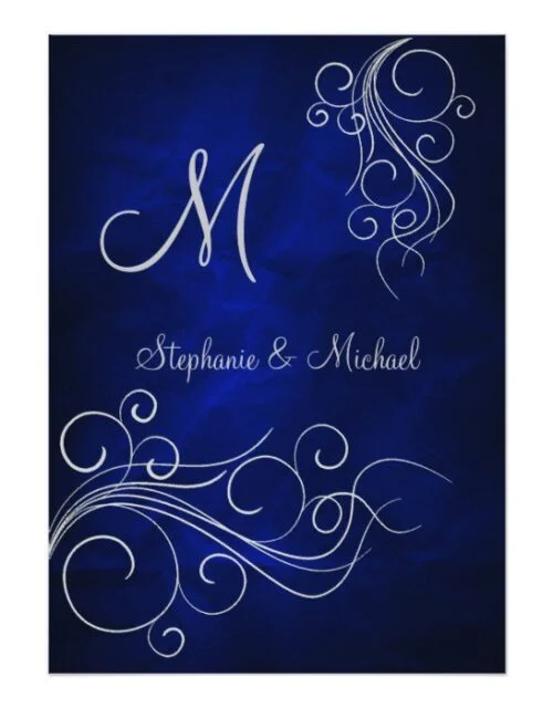 Blue Wedding Invitations