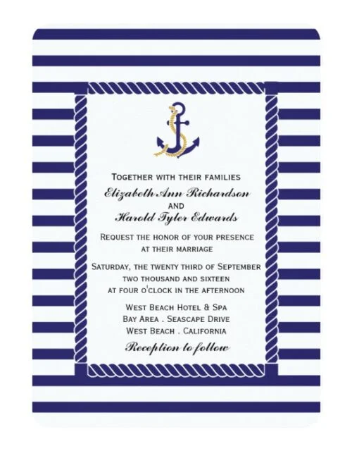 Elegant Nautical Wedding Collection