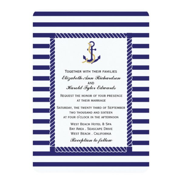 Elegant Nautical Wedding Collection