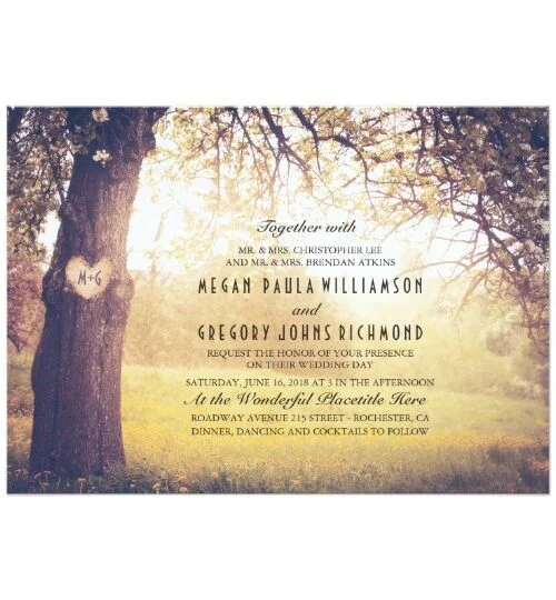 Romantic Love Tree Wedding Collection