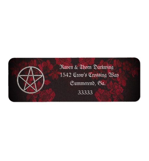 Eternal Handfasting Pentacle Red Collection