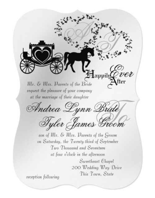 Fairytale Carriage Silver Wedding