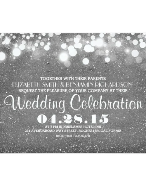 Glitter and Shimmer Wedding Collection