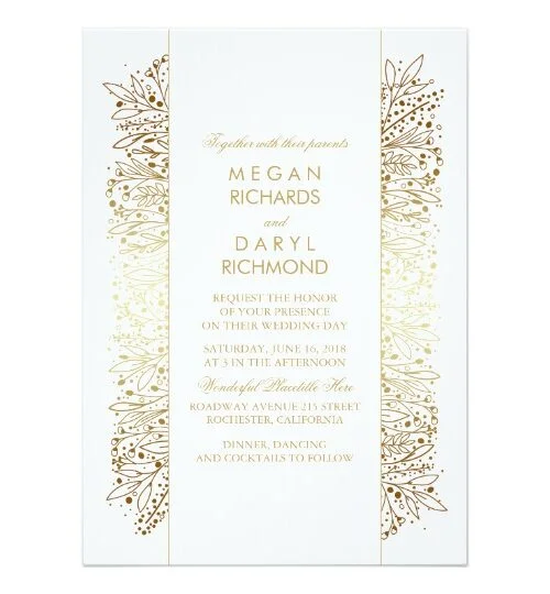 Gold Baby's Breath Vintage Wedding Collection
