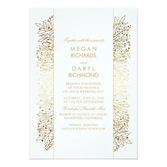 Gold Baby's Breath Vintage Wedding Collection