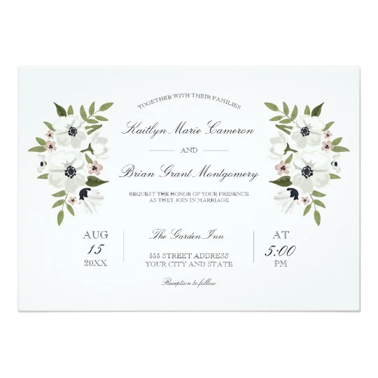 Lovely Floral Wedding Collection
