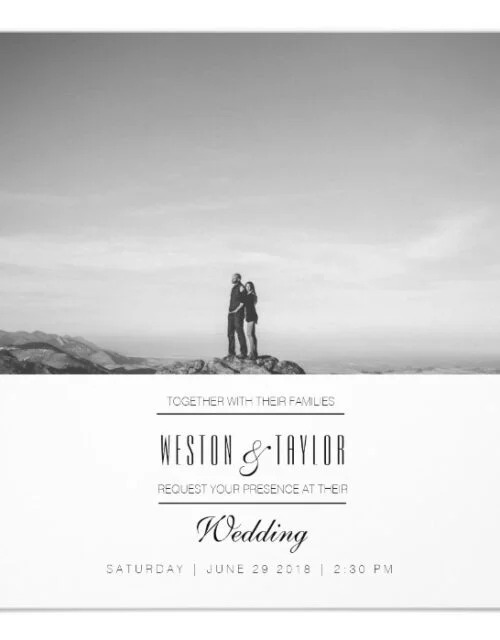 Modern & Minimal Wedding