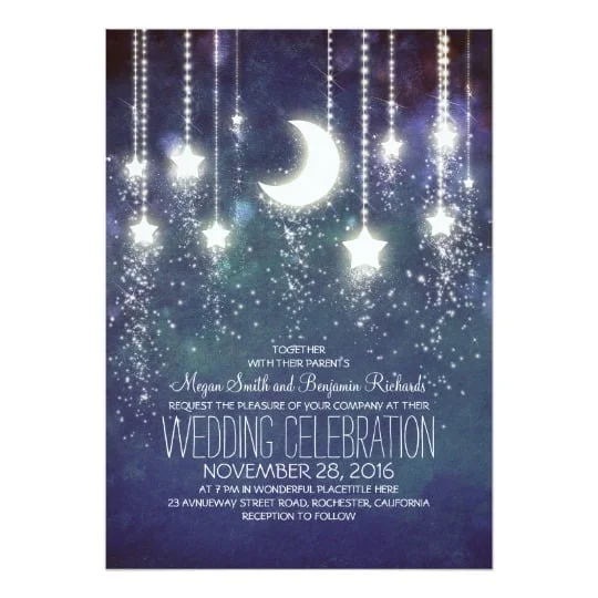 Moon and Stars Enchanted Wedding Collection