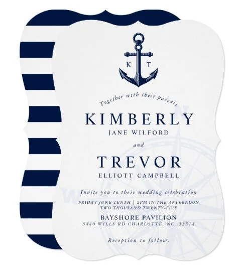 Nautical |  Love Drops Anchor | Wedding