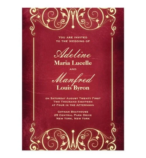 Nouveau Victorian: Red
