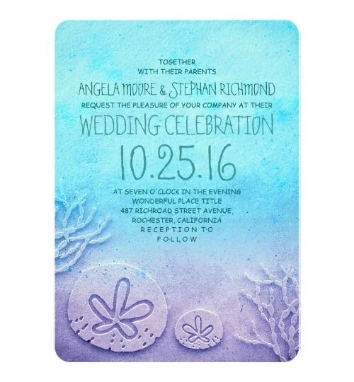 Sand Dollar Beach Wedding Collection