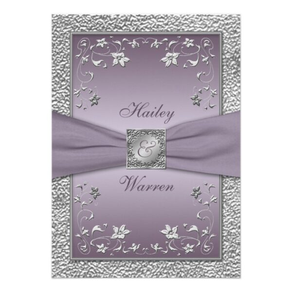 Mauve and Gray Wedding Suite