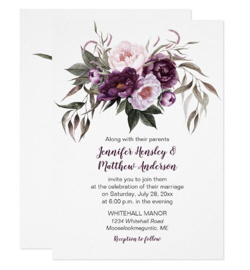 Spring Wedding Invitations